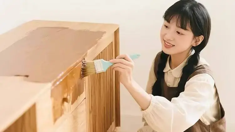 木器漆局部補色超省心！三青木器漆精準配色，家具磕碰掉色再也不用全屋刷